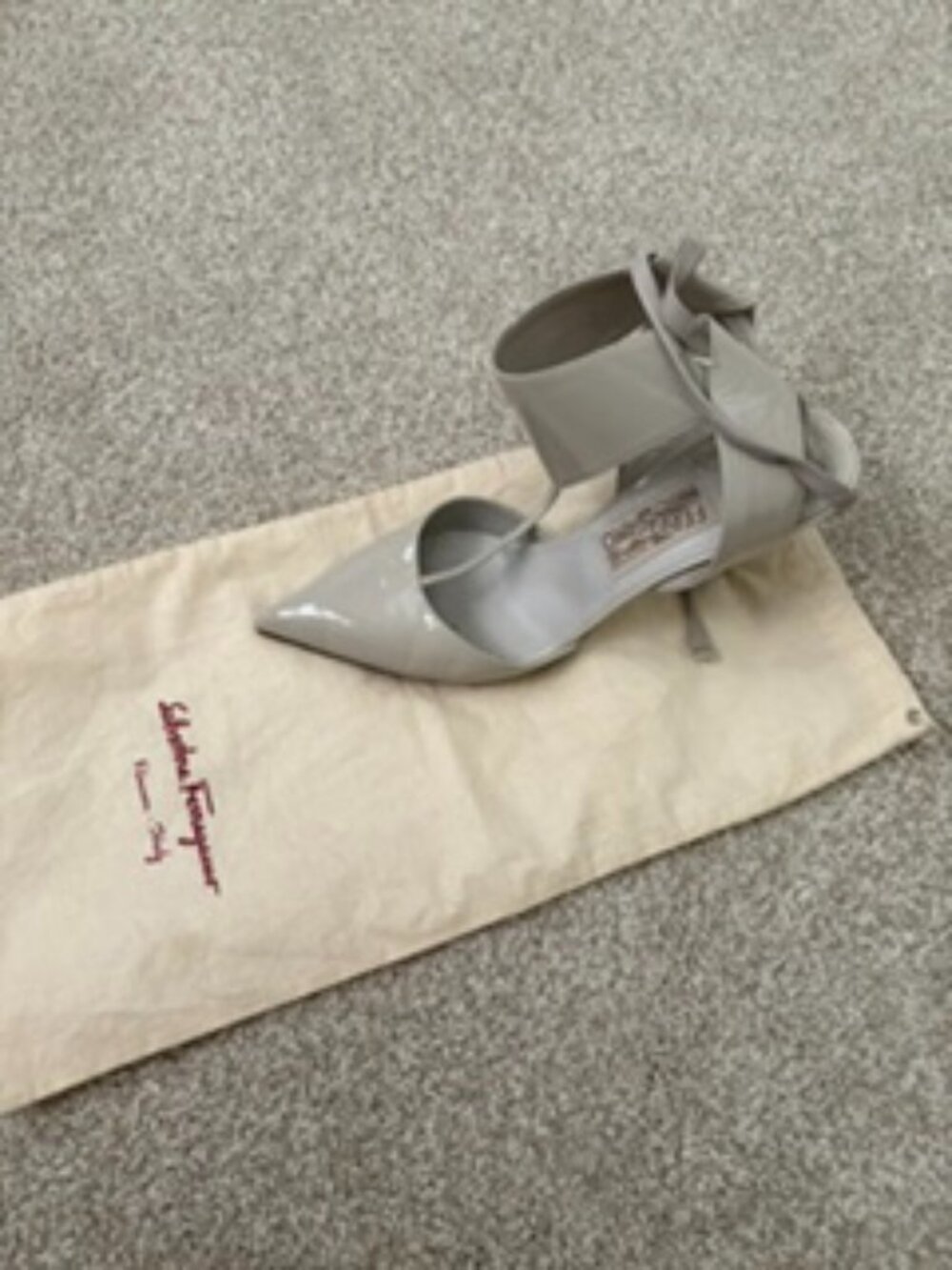Salvatore Ferragamo Heels - Convertible Tie Design